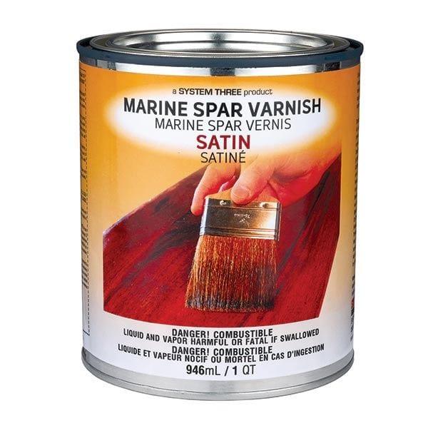 Marine Spar Urethane Varnish - Sheen:Satin - Size:1 Quart